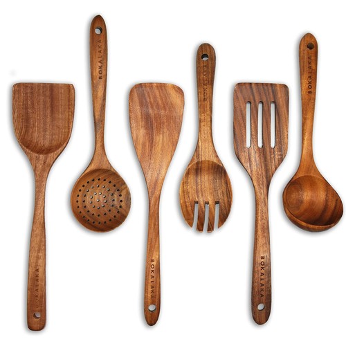 Kitchen utensil set - set, wooden