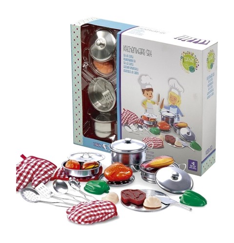 Steel effect toy kitchen - effect,