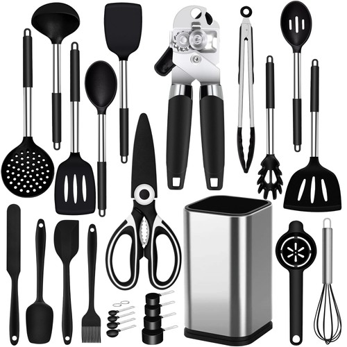 Silicone kitchen utensils with - silicone,